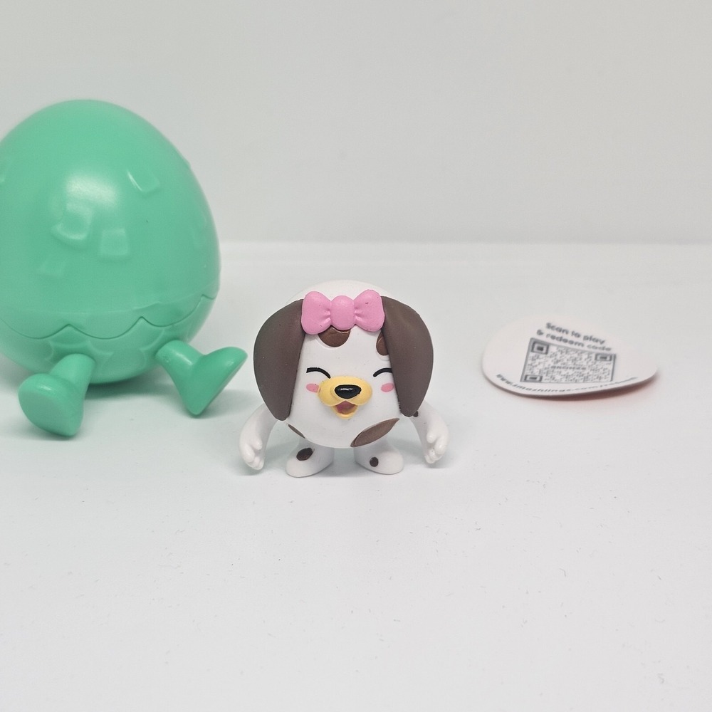 Toikido Pinata Smashlings Dalmatian Dog Figure ELLA Pink Bow & Rainbow Pod
